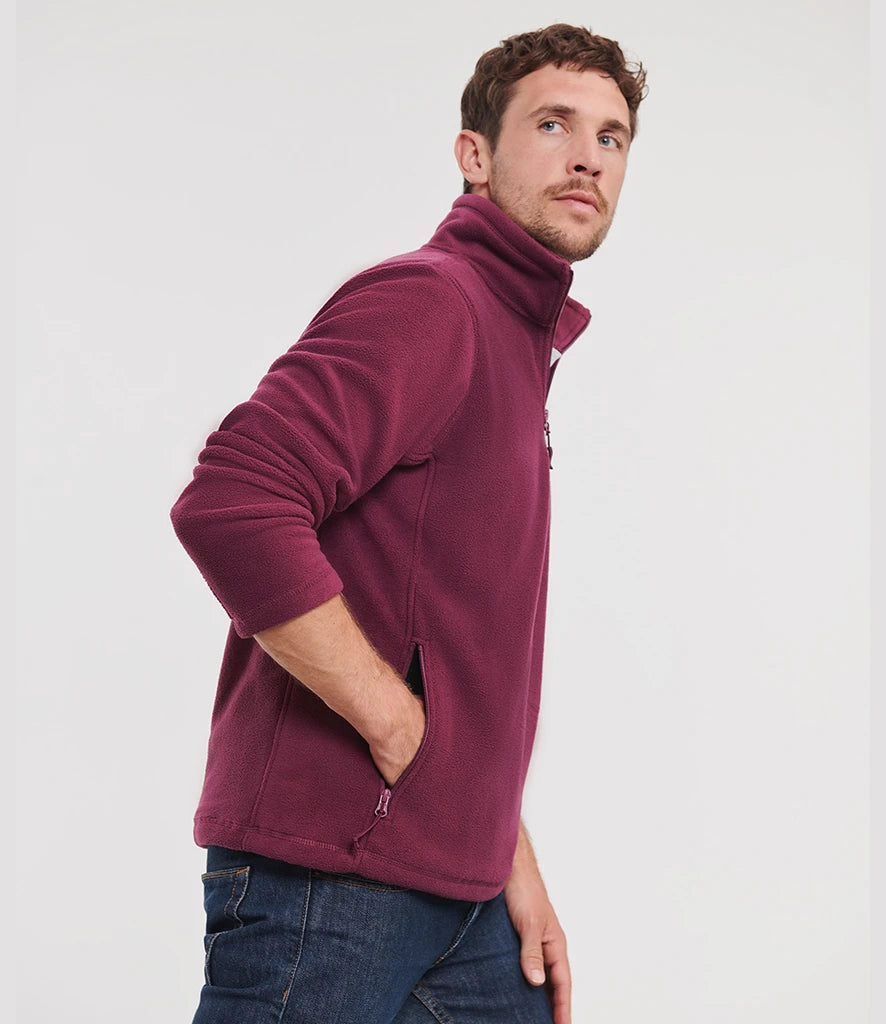 Russell Athletic 874M Zip Neck Outdoor Fleece