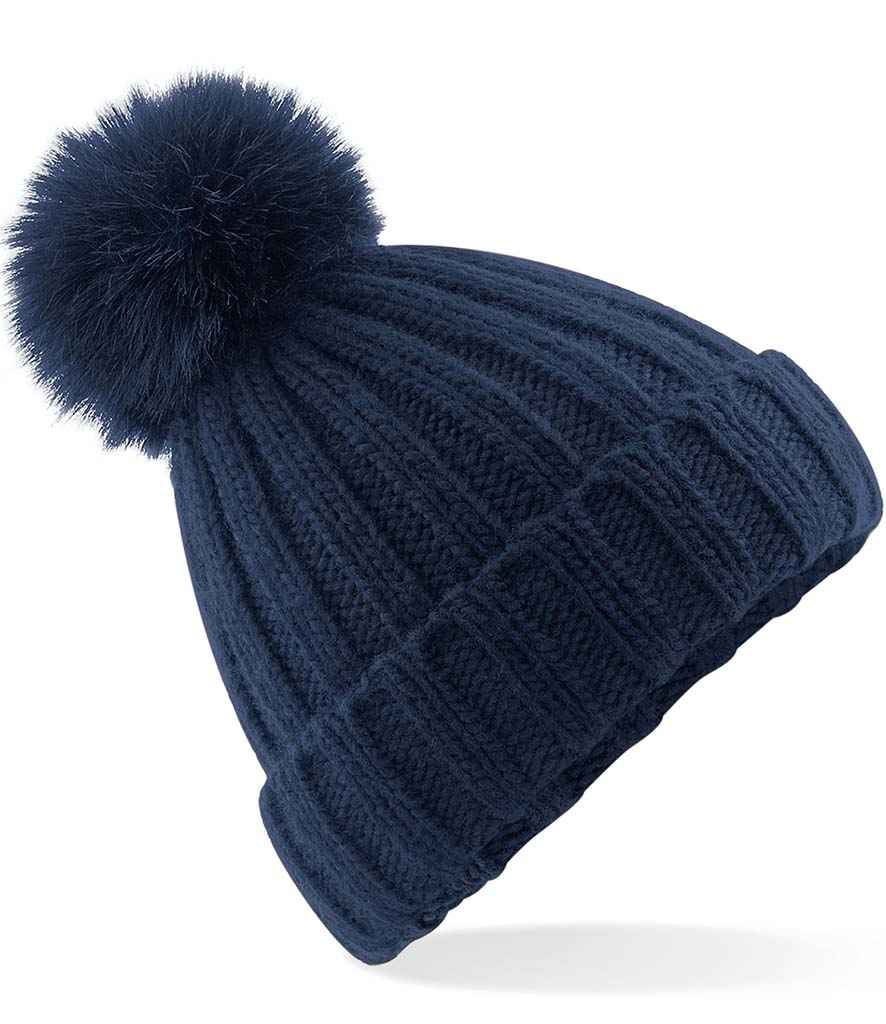Beechfield B413 Verbier Fur Pop Pom Beanie