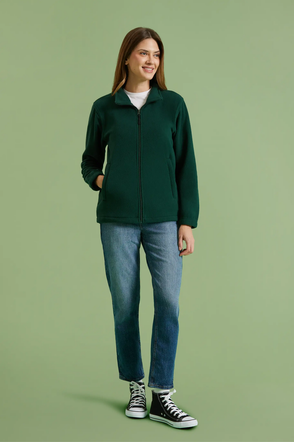 Uneek Clothing GR61 Unisex Eco Full Zip Fleece Jacket