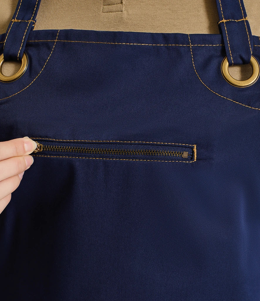 Premier PR121 Barley Contrast Stitch Bib Apron