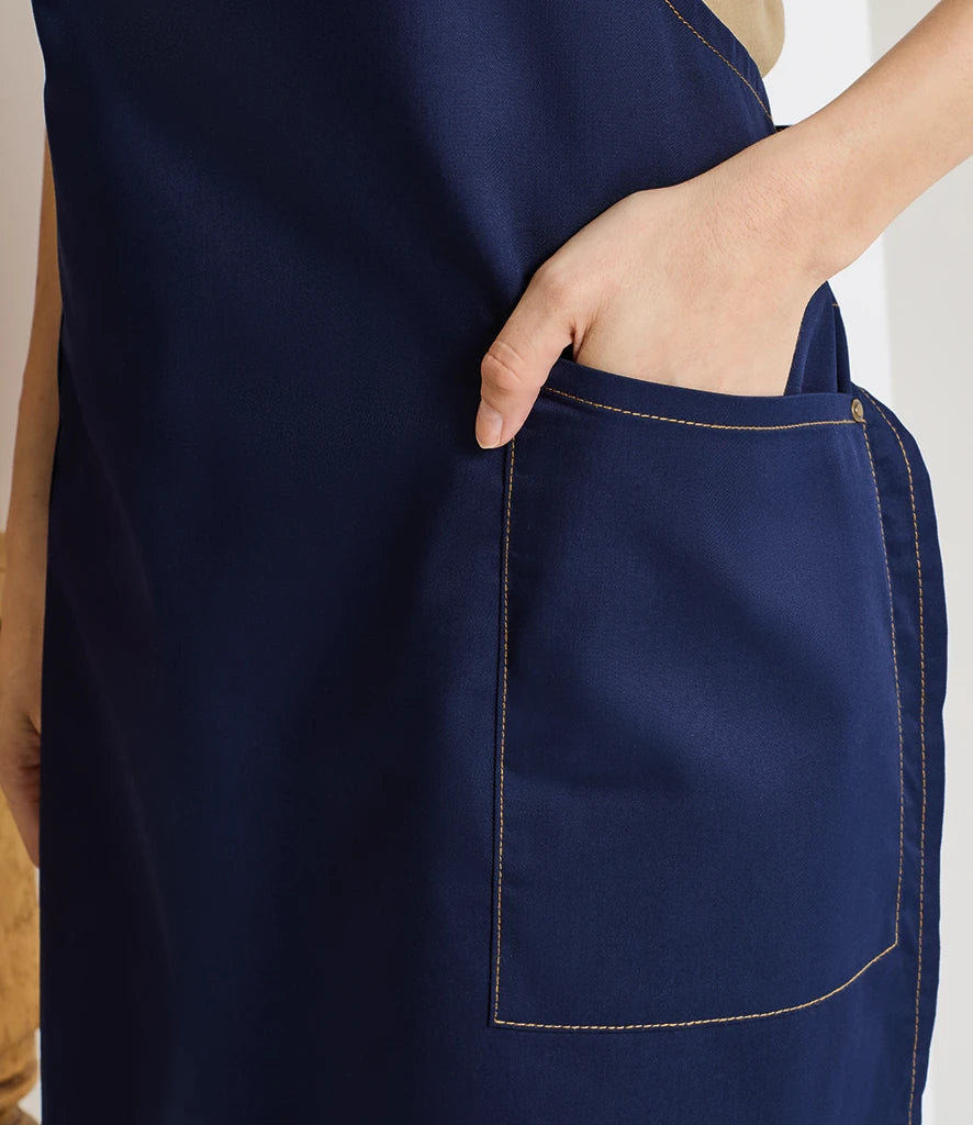 Premier PR121 Barley Contrast Stitch Bib Apron