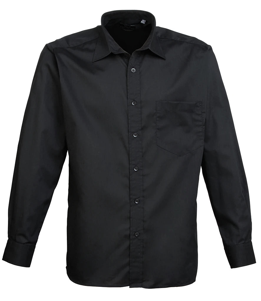 Premier PR200 Long Sleeve Poplin Shirt