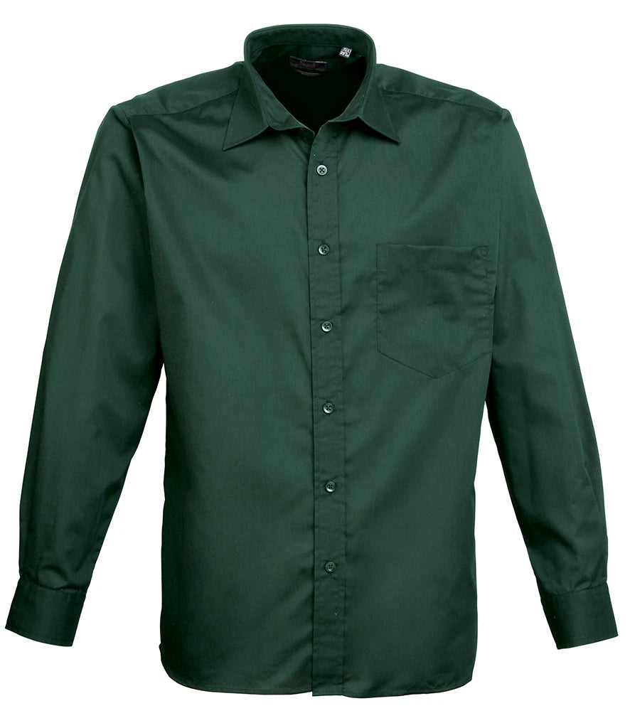 Premier PR200 Long Sleeve Poplin Shirt