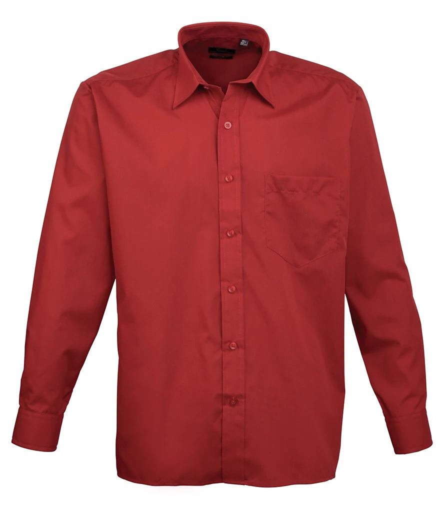 Premier PR200 Long Sleeve Poplin Shirt