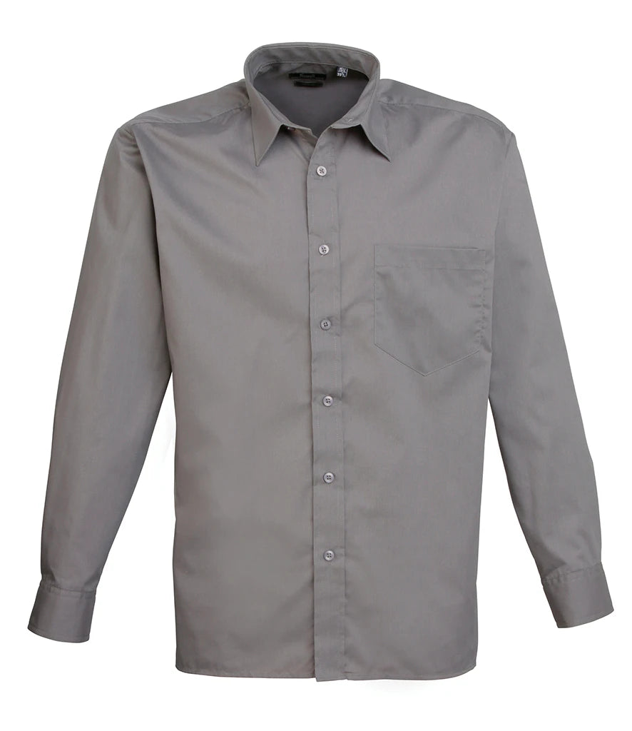 Premier PR200 Long Sleeve Poplin Shirt