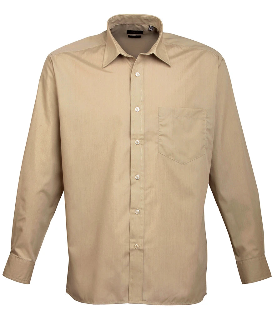 Premier PR200 Long Sleeve Poplin Shirt
