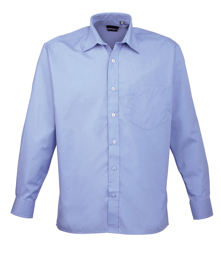 Premier PR200 Long Sleeve Poplin Shirt