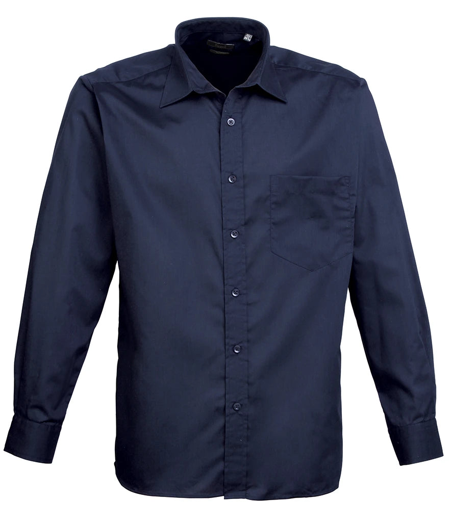 Premier PR200 Long Sleeve Poplin Shirt