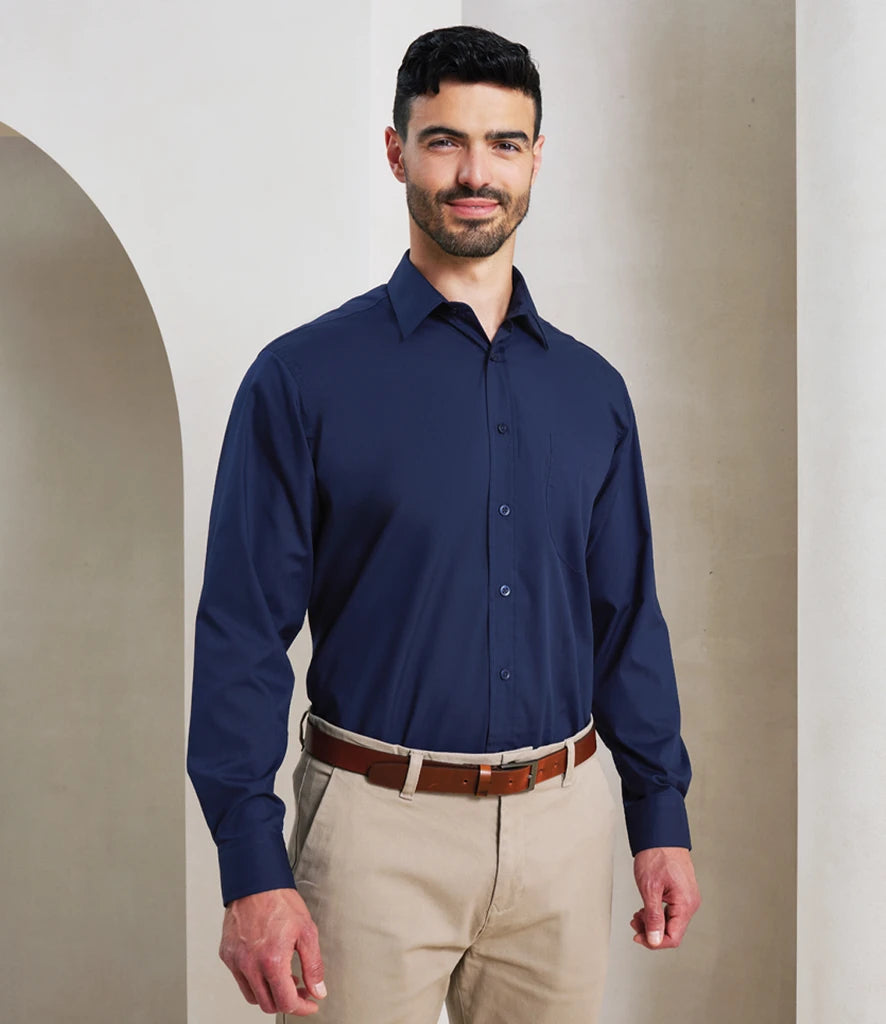 Premier PR200 Long Sleeve Poplin Shirt