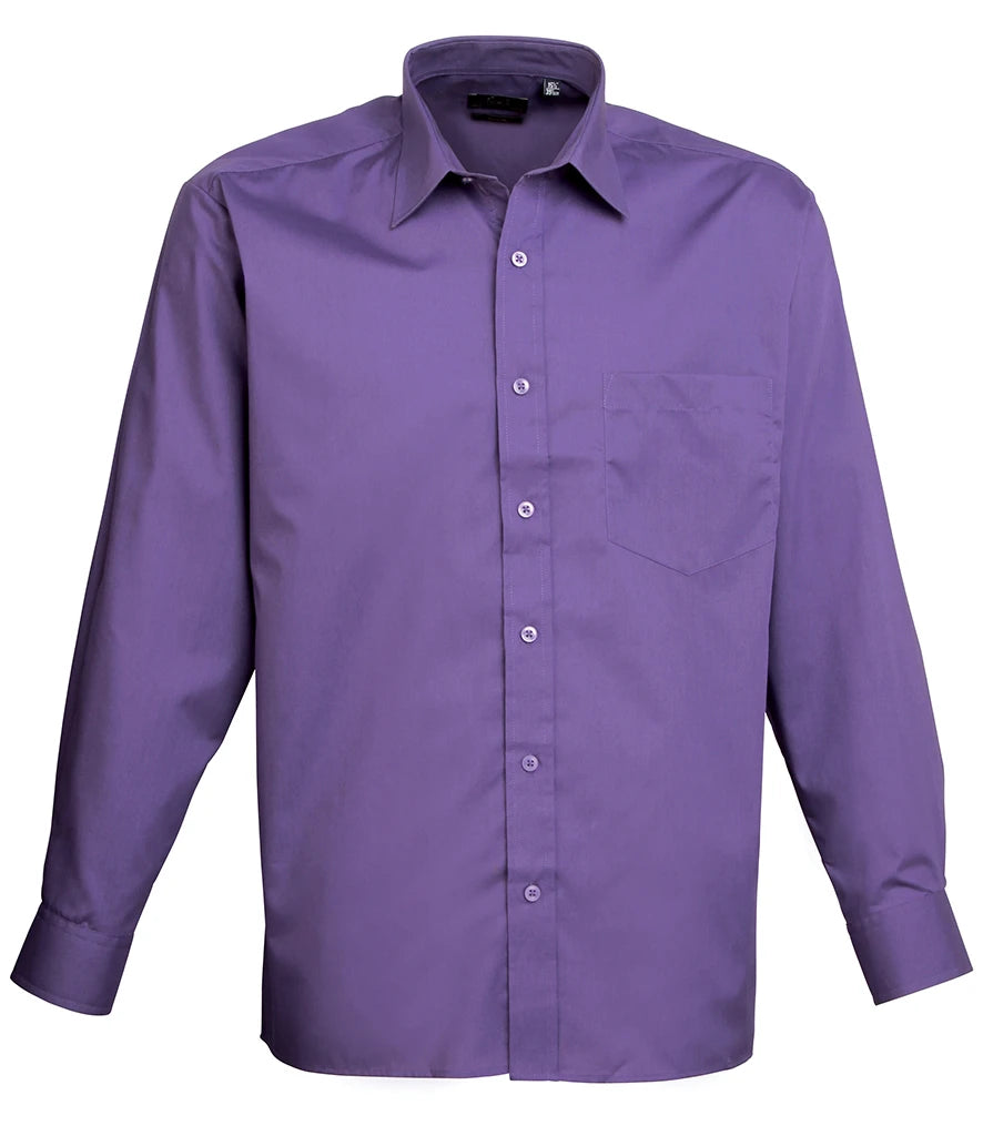 Premier PR200 Long Sleeve Poplin Shirt