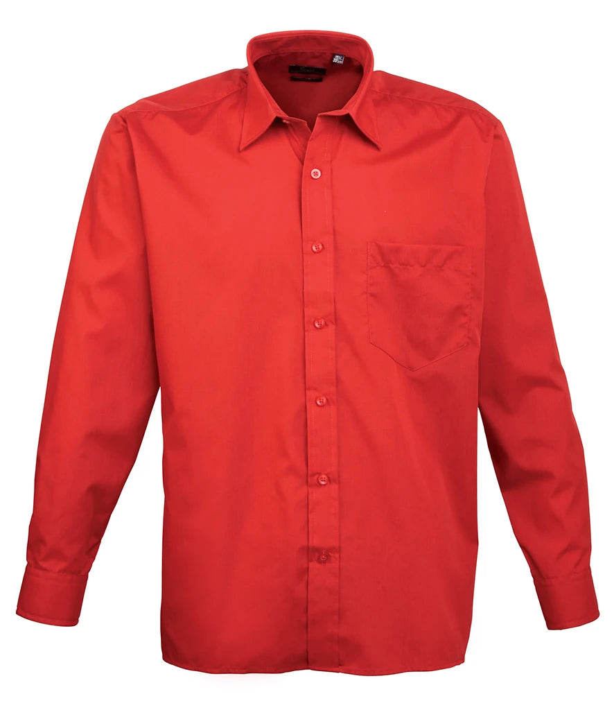 Premier PR200 Long Sleeve Poplin Shirt