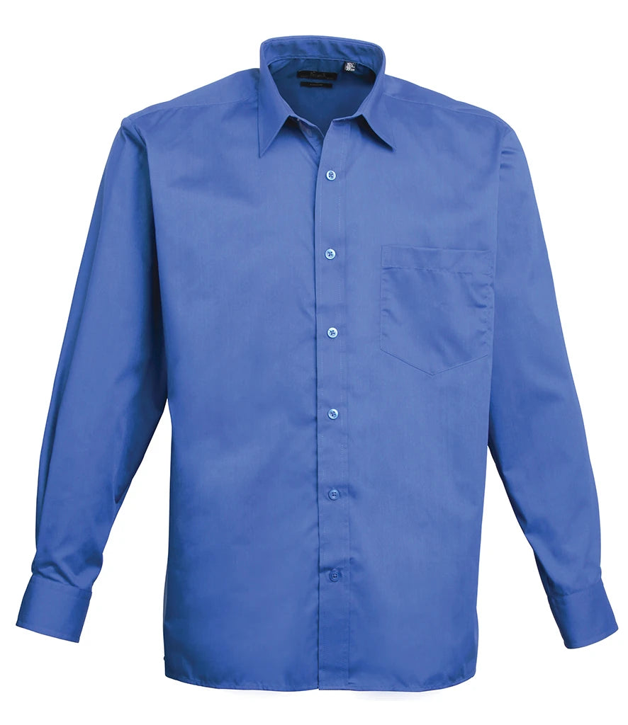 Premier PR200 Long Sleeve Poplin Shirt
