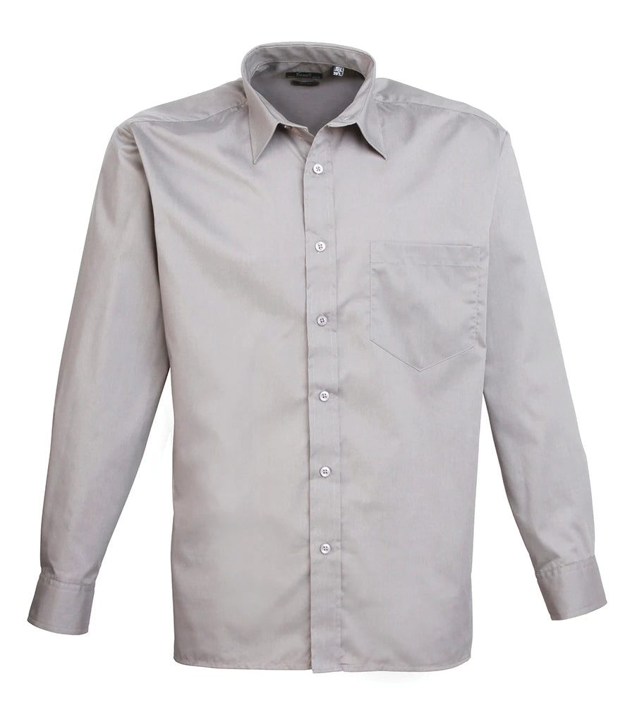 Premier PR200 Long Sleeve Poplin Shirt