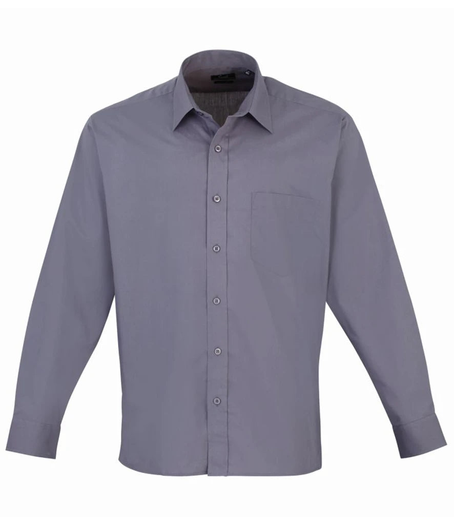 Premier PR200 Long Sleeve Poplin Shirt
