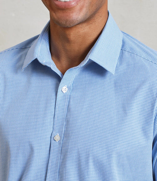 Premier PR220 Long Sleeve Gingham Shirt