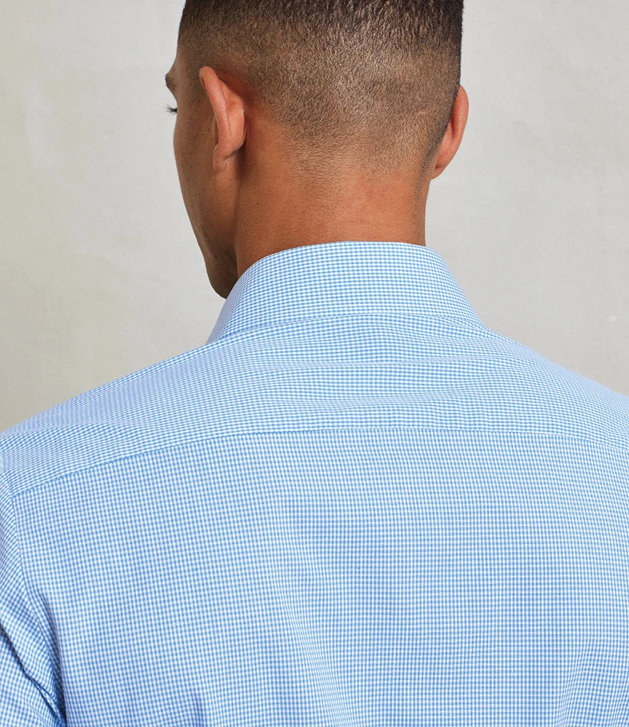 Premier PR220 Long Sleeve Gingham Shirt