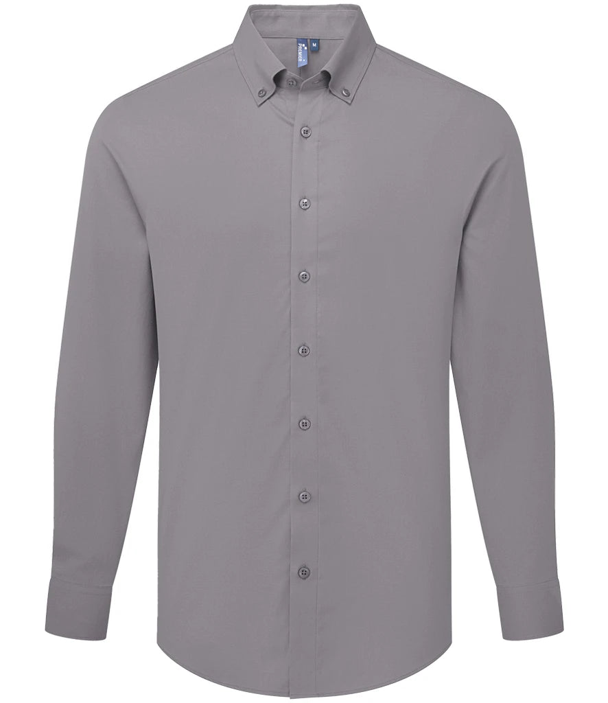 Premier PR284 Supreme Long Sleeve Oxford Shirt