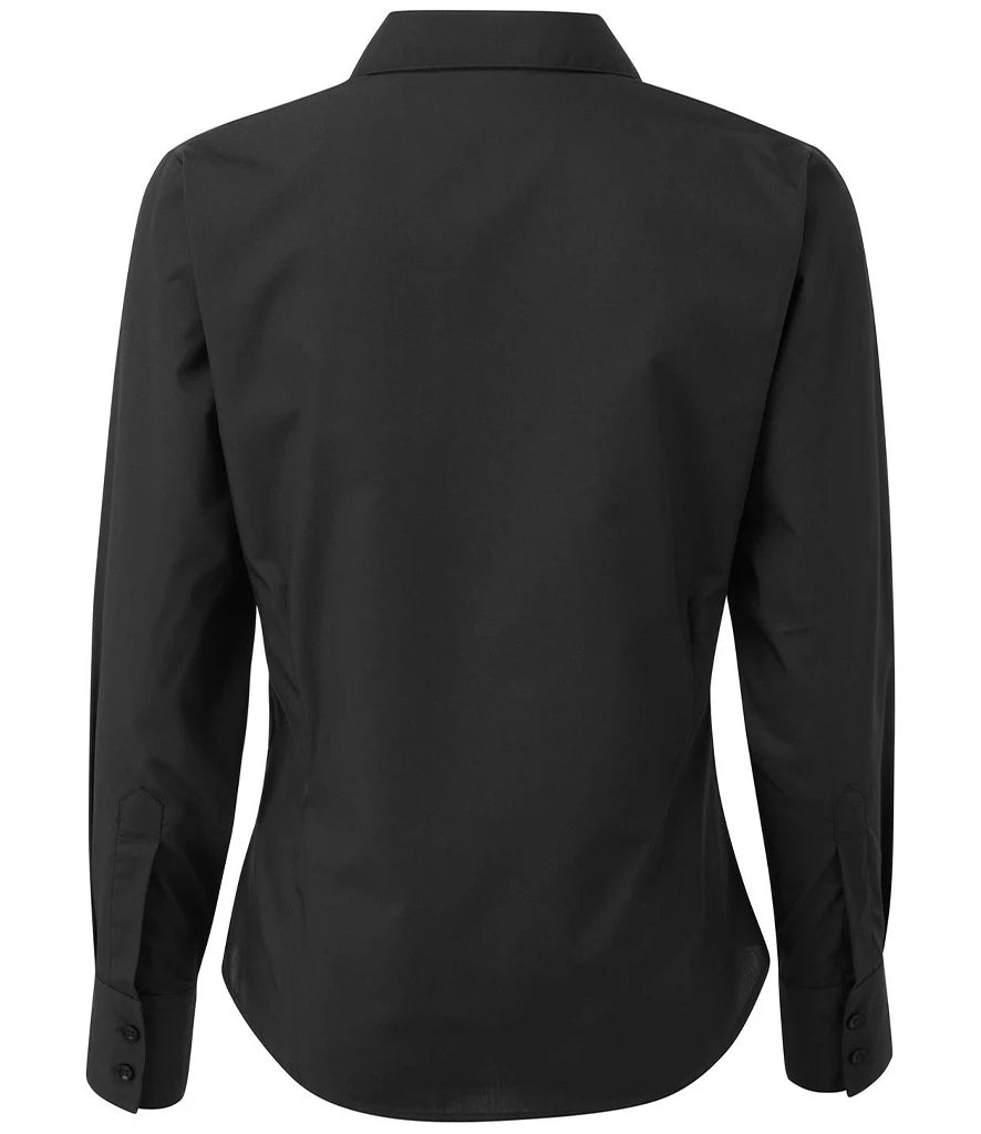 Premier Ladies PR300 Long Sleeve Poplin Blouse