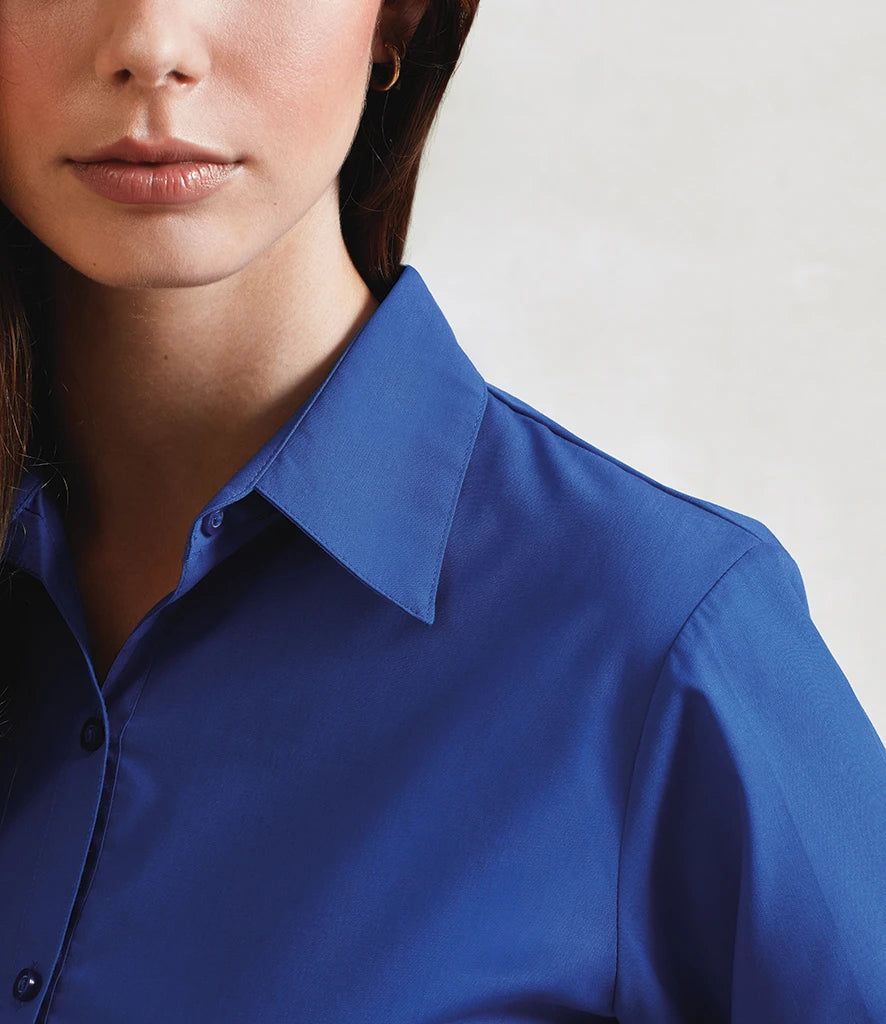 Premier Ladies PR300 Long Sleeve Poplin Blouse