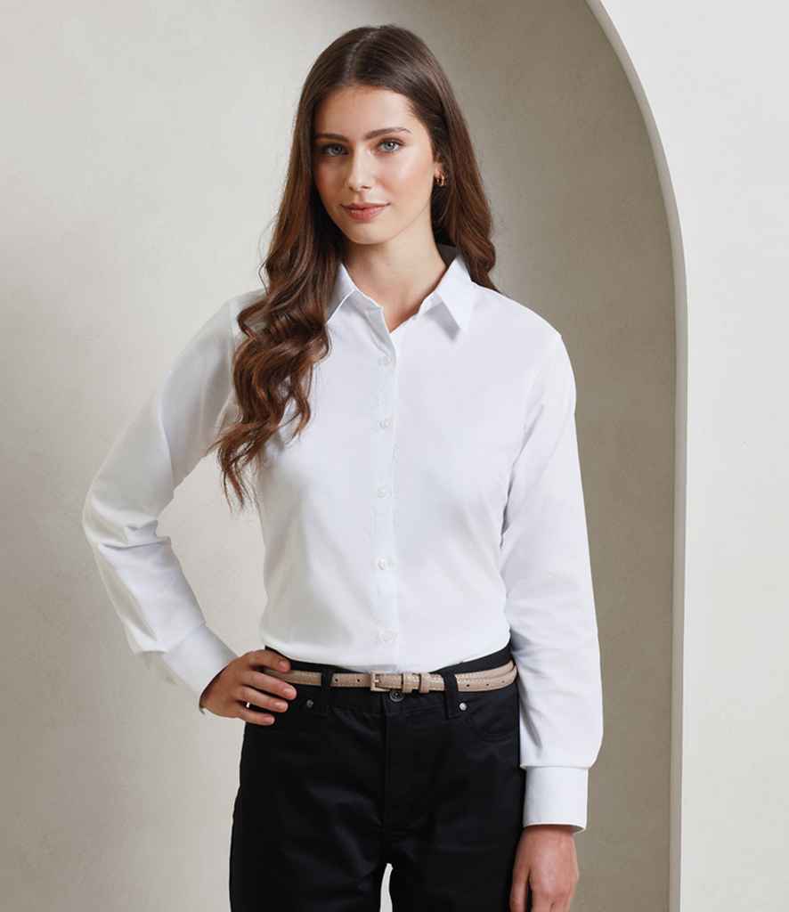 Premier Ladies PR334 Long Sleeve Oxford Shirt