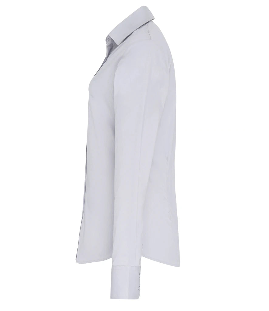 Premier Ladies PR344 Long Sleeve Stretch Fit Poplin Shirt