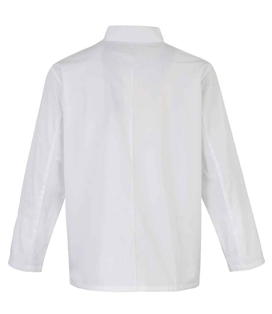 Premier PR665 Unisex Long Sleeve Stud Front Chef's Jacket