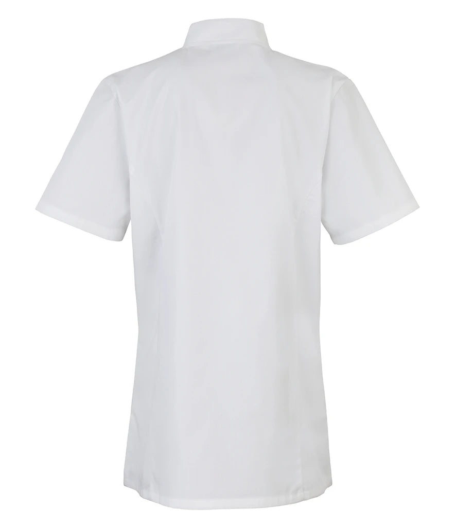 Premier PR670 Ladies Short Sleeve Chef's Jacket