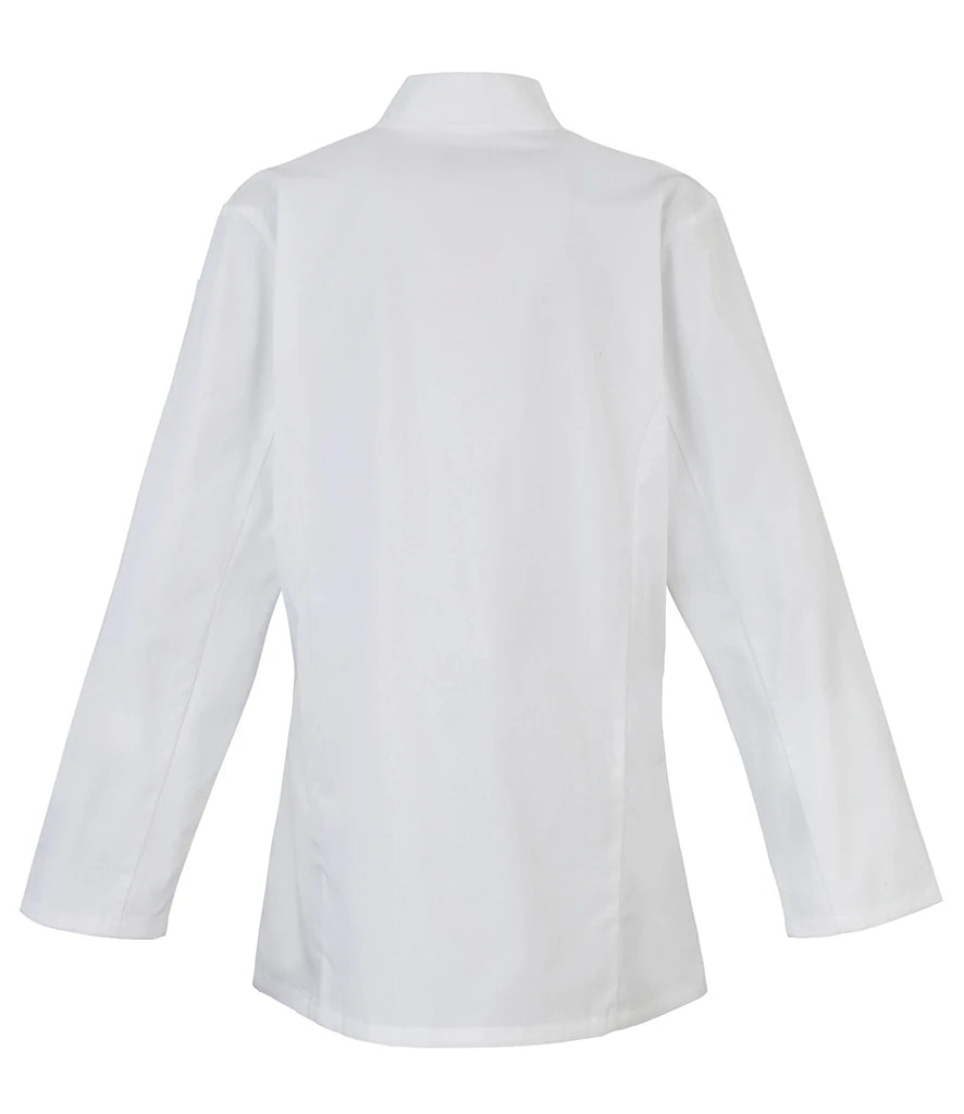Premier PR671 Women's Long Sleeve Chef's Jacket