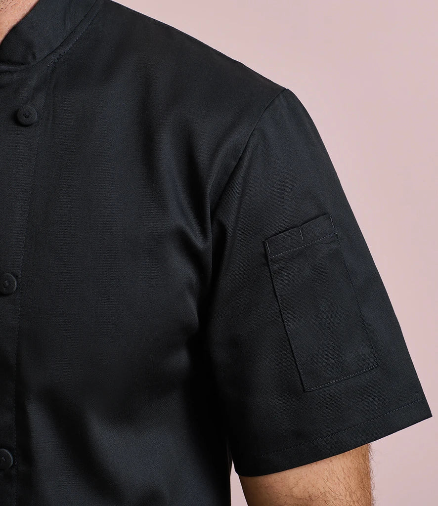 Premier PR902 Coolchecker® Short Sleeve Chef's Jacket
