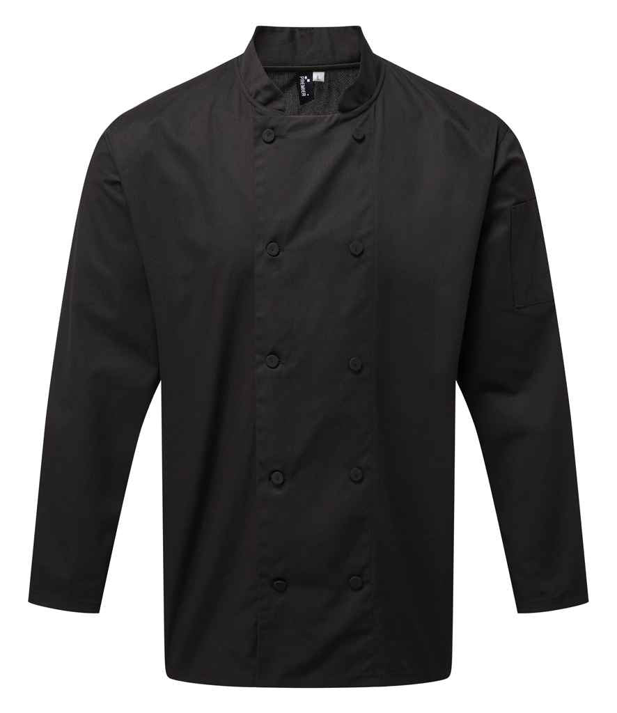 Premier PR903 Coolchecker® Long Sleeve Chef's Jacket