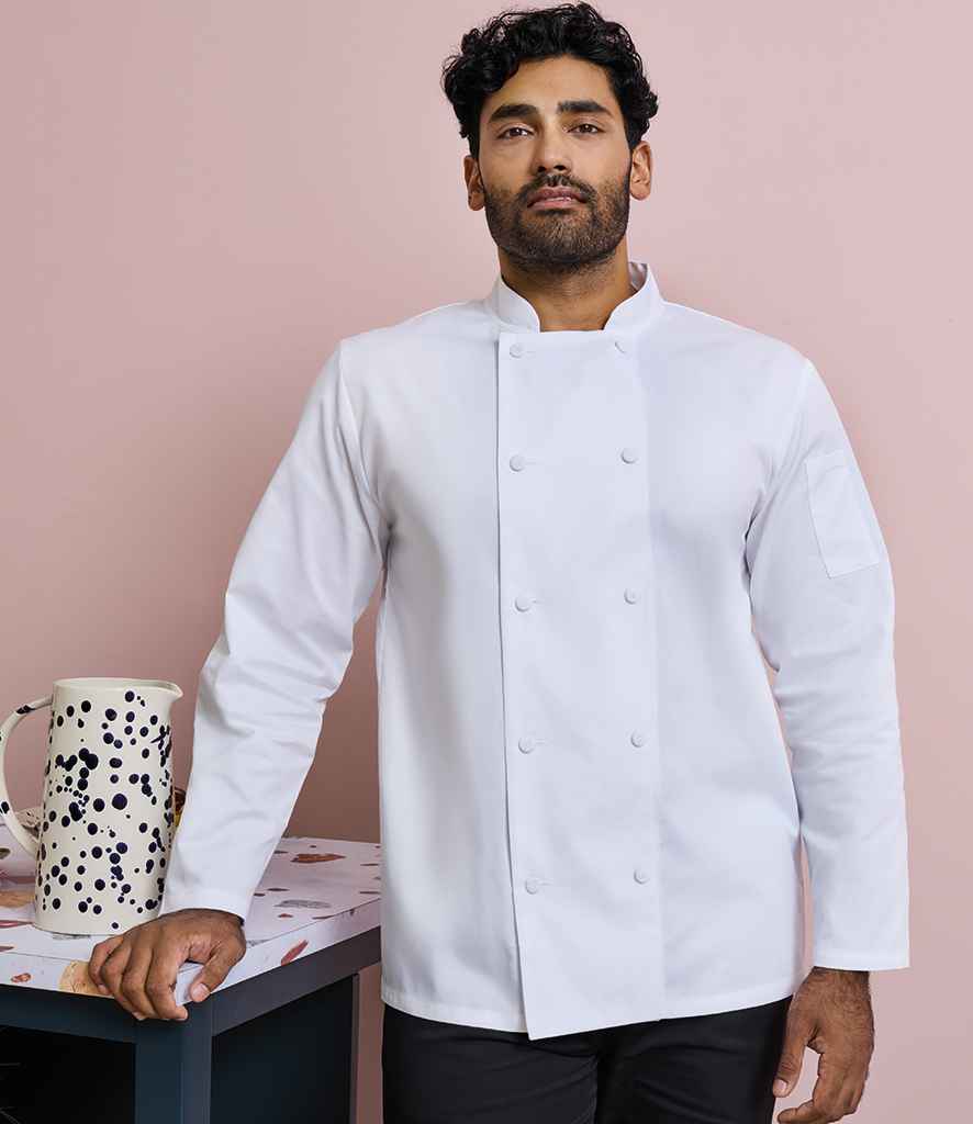 Premier PR903 Coolchecker® Long Sleeve Chef's Jacket
