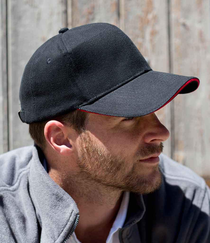 Result Headwear RC025P Pro-Style Heavy Brushed Cotton Cap