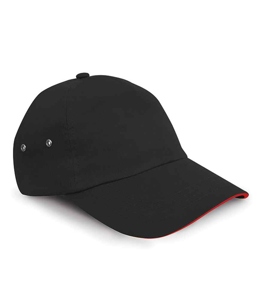 Result Headwear RC072 Plush Cotton 5 Panel Cap