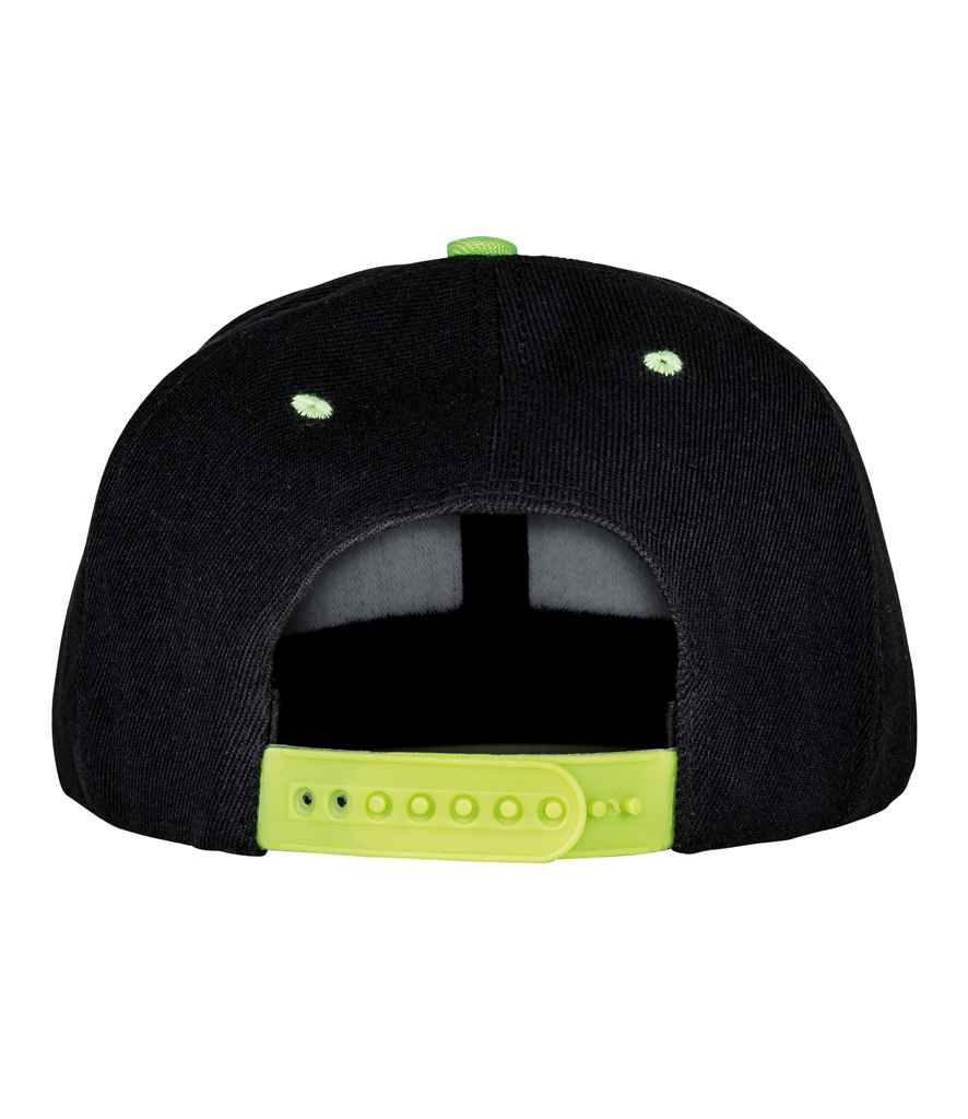Result Headwear RC082 Contrast Bronx Snapback Cap