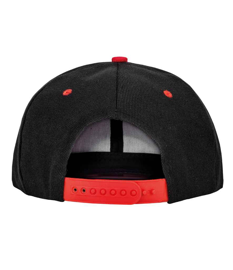 Result Headwear RC082 Contrast Bronx Snapback Cap