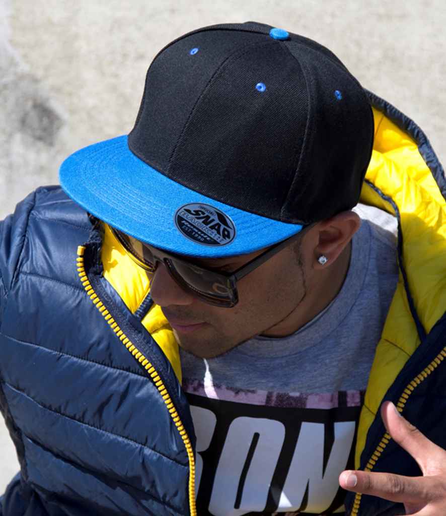 Result Headwear RC082 Contrast Bronx Snapback Cap