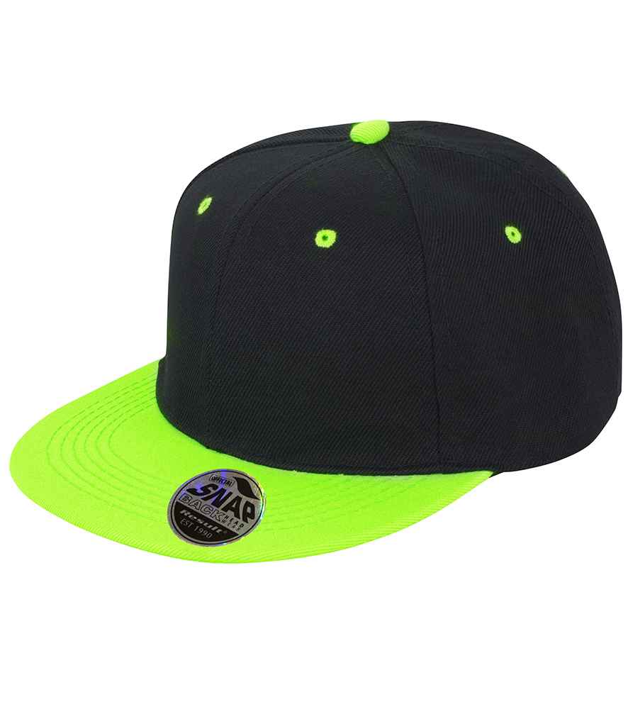Result Headwear RC082 Contrast Bronx Snapback Cap