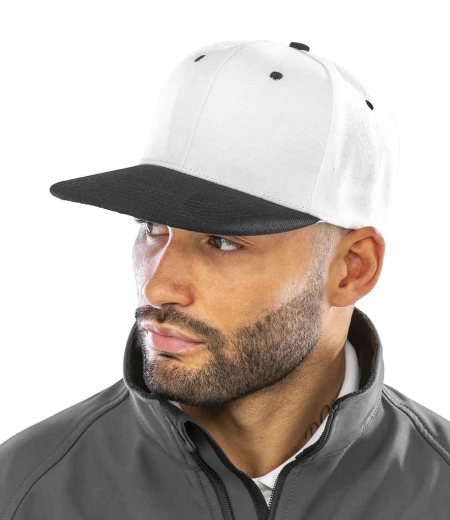 Result Headwear RC082 Contrast Bronx Snapback Cap