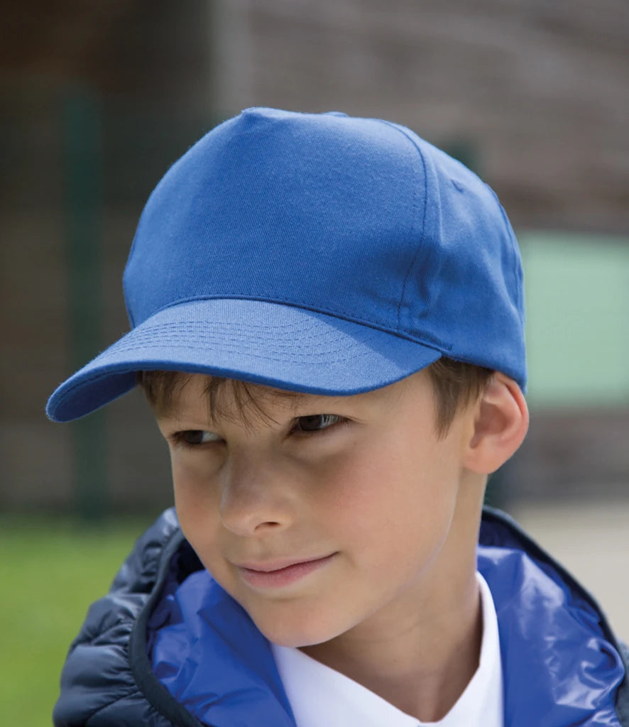 Result Headwear RC084B Kids Boston 5 Panel Printers Cap