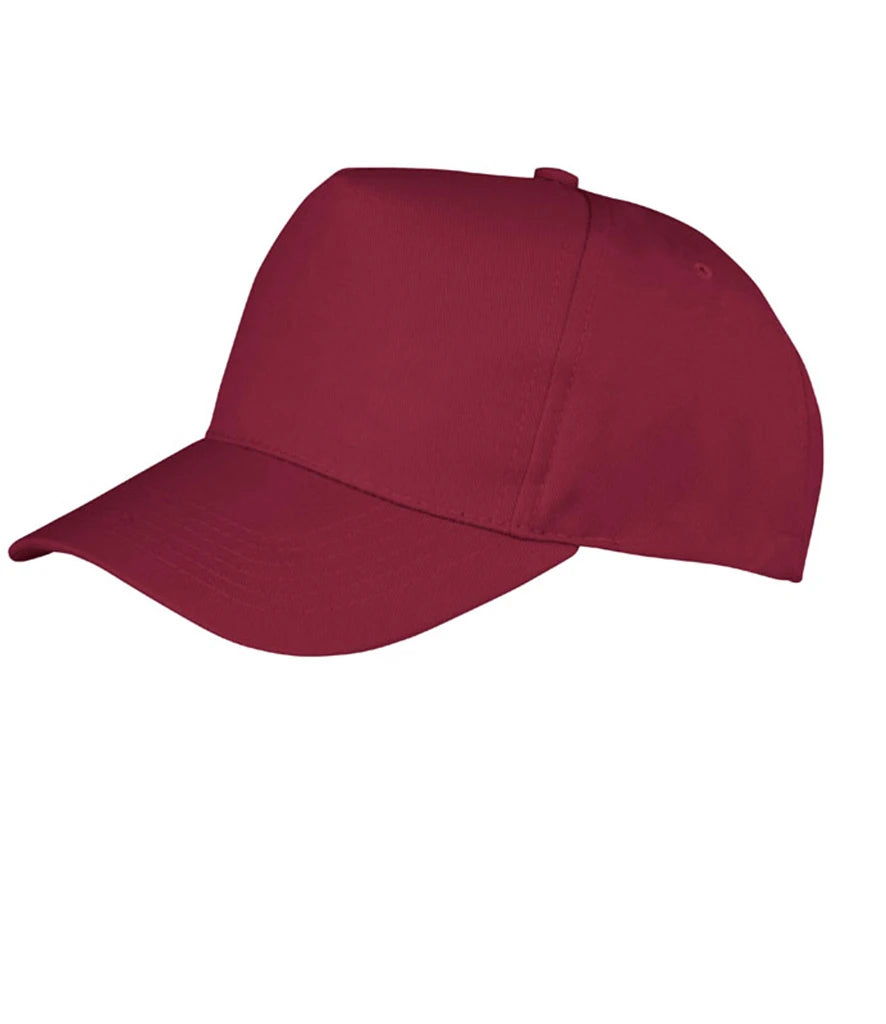Result Headwear RC084 Boston 5 Panel Printers Cap