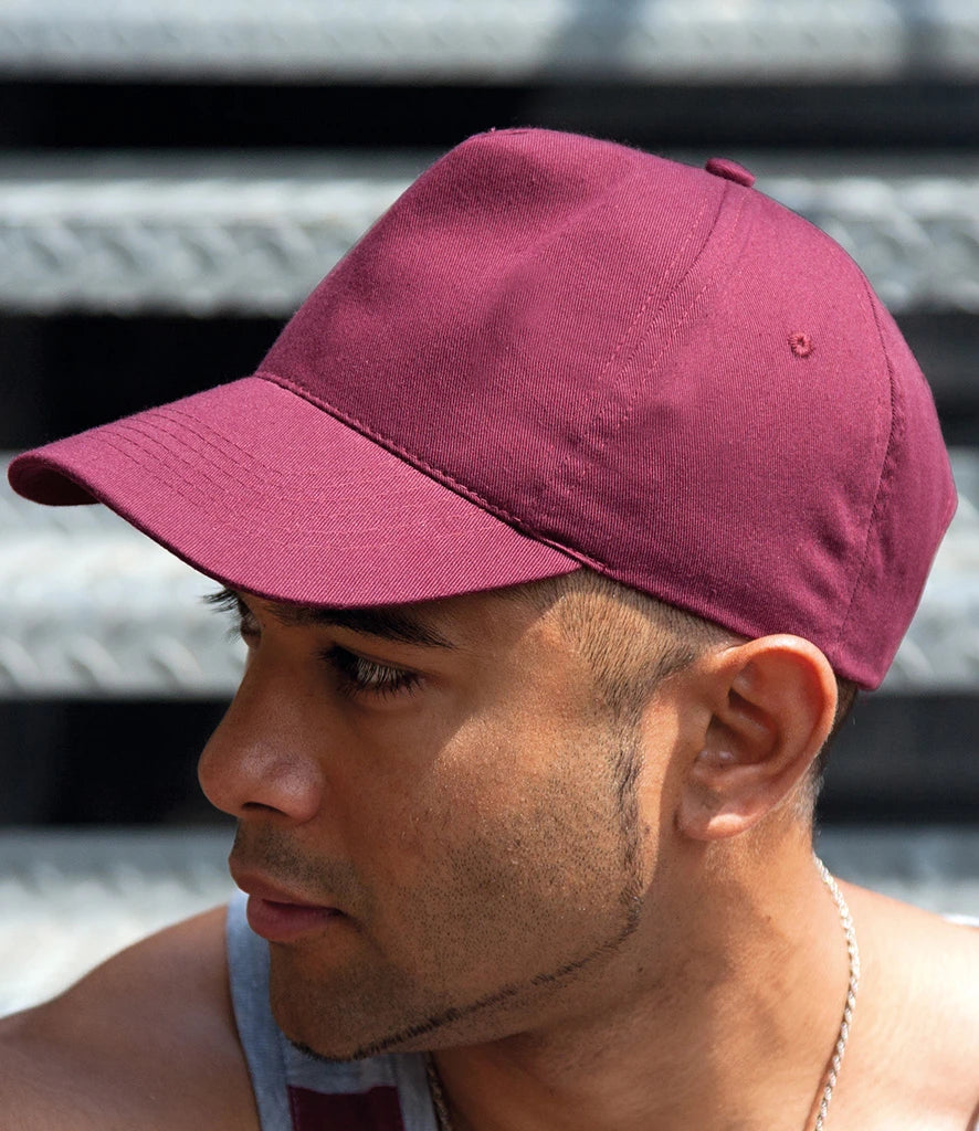 Result Headwear RC084 Boston 5 Panel Printers Cap