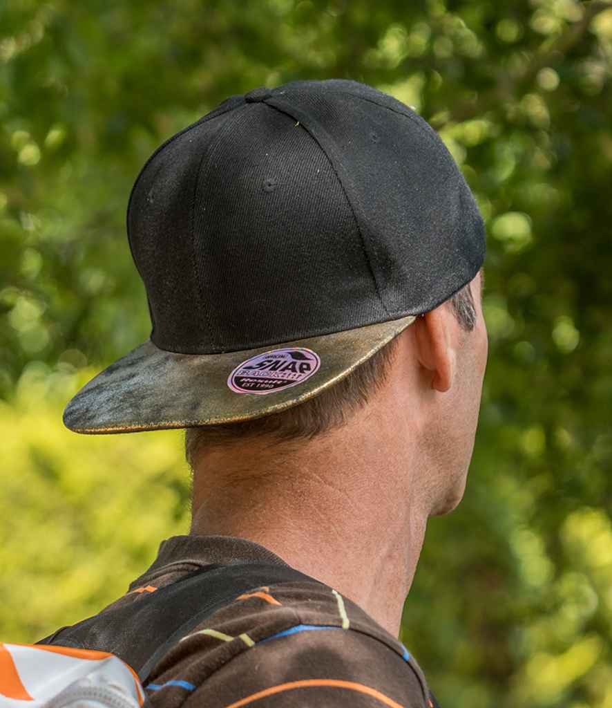 Result Headwear RC087X Bronx Glitter Snapback Cap