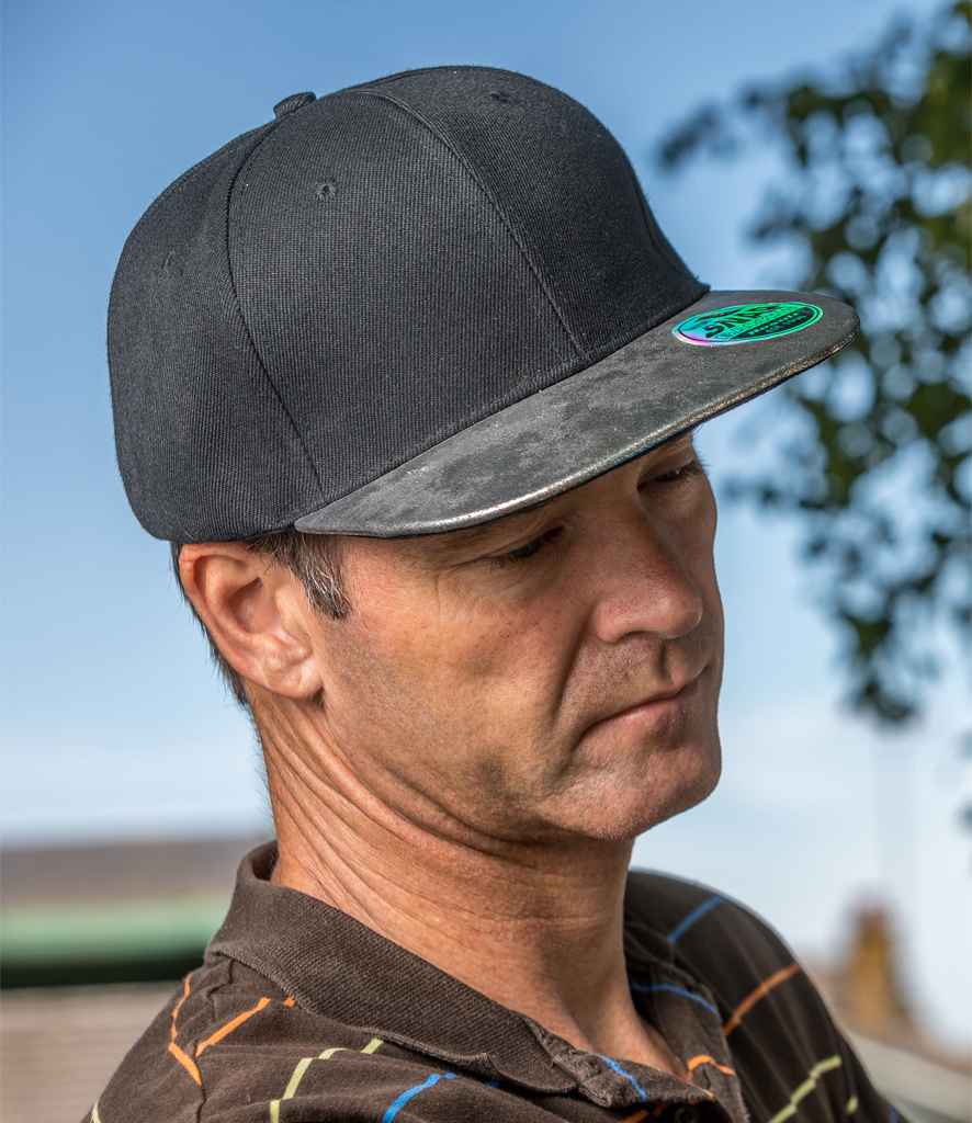 Result Headwear RC087X Bronx Glitter Snapback Cap