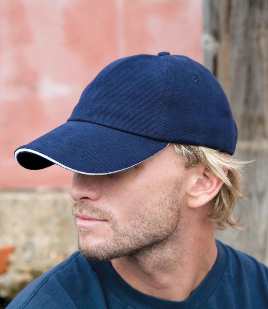 Result Headwear RC091 Memphis Sandwich Peak Cap