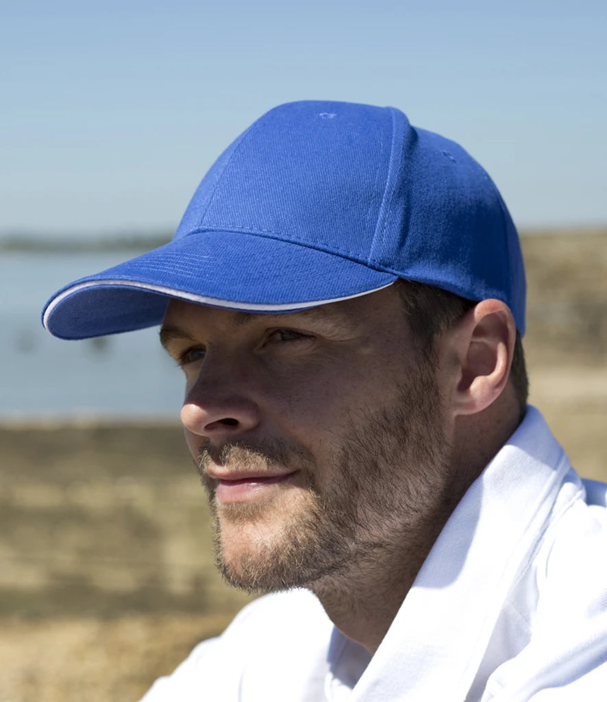 Result Headwear RC091 Memphis Sandwich Peak Cap