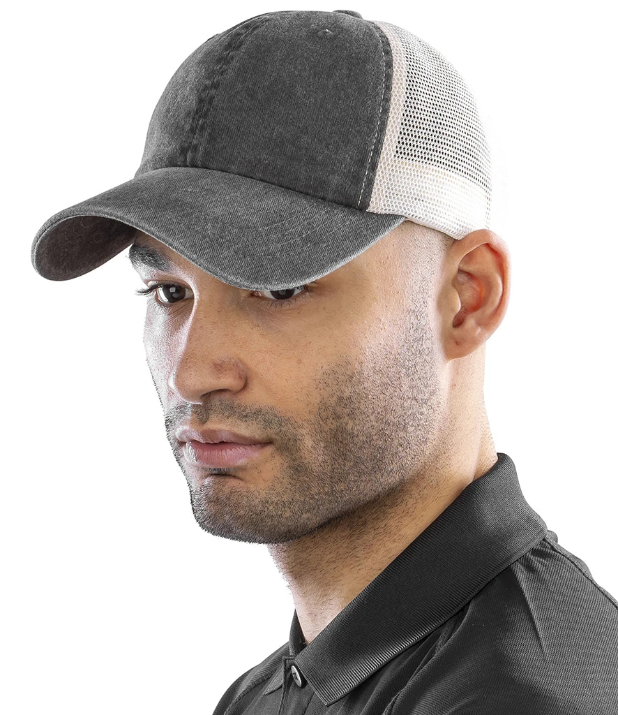 Result Headwear RC094 Vintage Truckers Cap