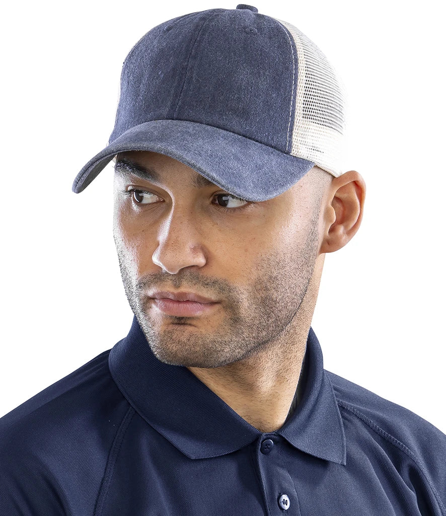 Result Headwear RC094 Vintage Truckers Cap