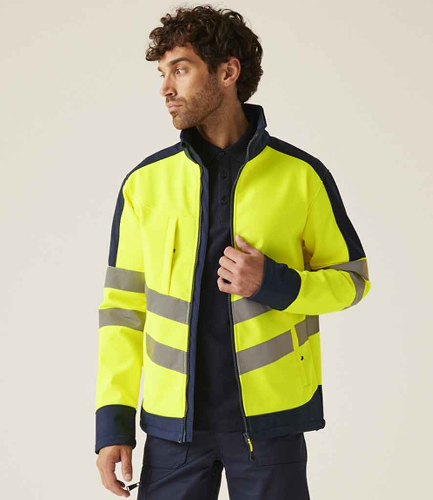 Regatta Hi-Vis Pro RG474 Soft Shell Jacket