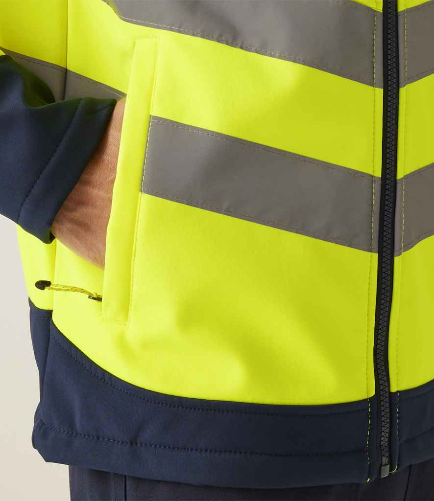 Regatta Hi-Vis Pro RG474 Soft Shell Jacket