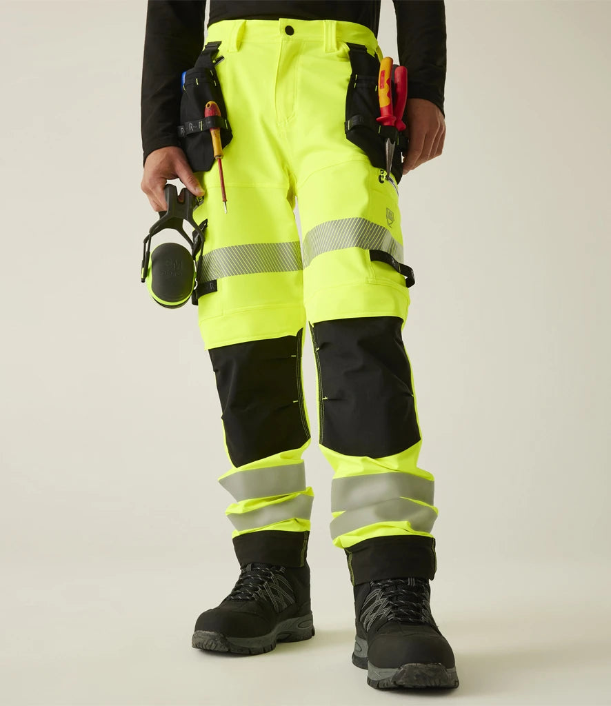 Regatta High Visibility RG537 Infiltrate Stretch Holster Trousers